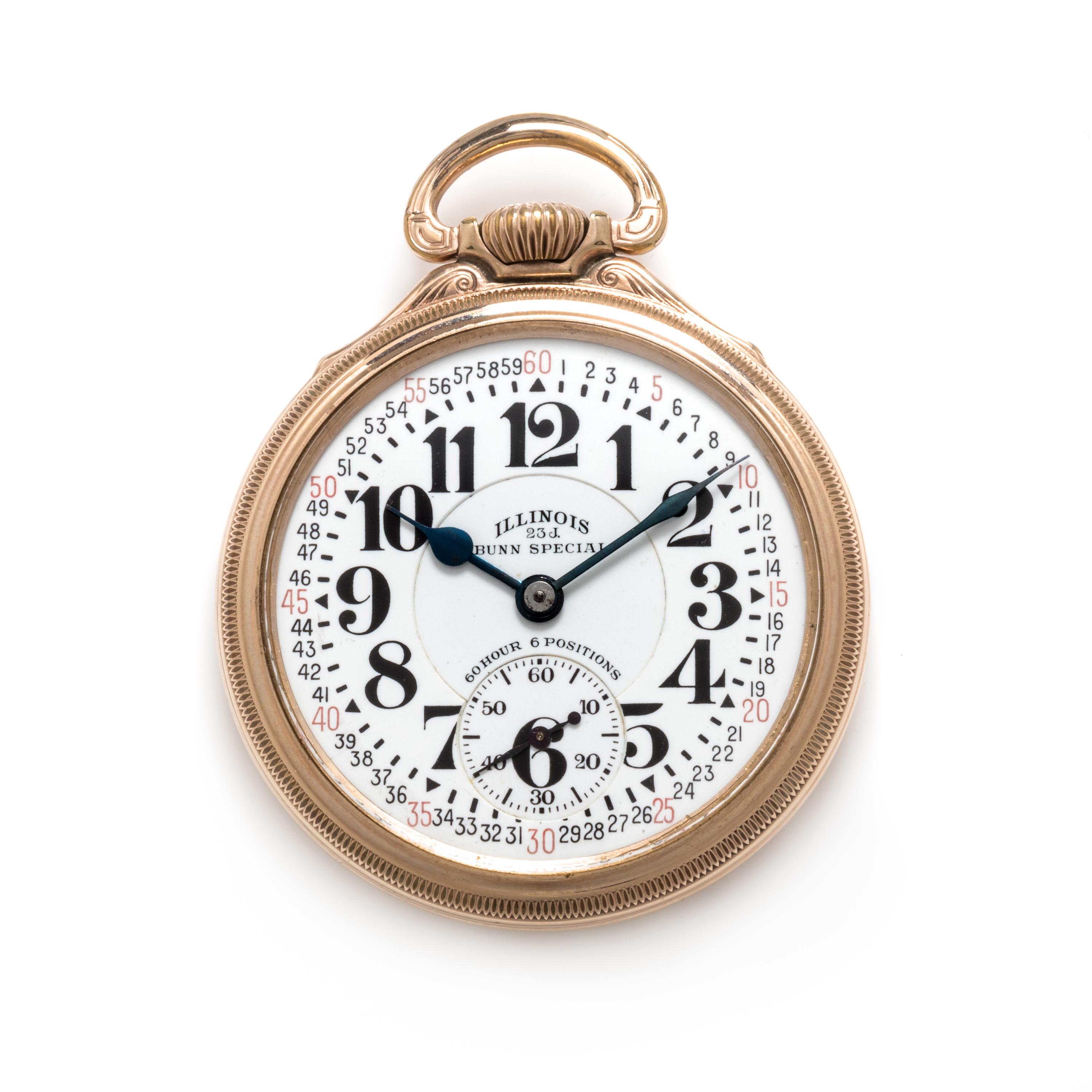 Illinois, G.F. Open Face 'Bunn Special' Pocket Watch, Circa 1930