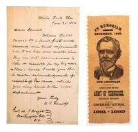 [CIVIL WAR]. A group of 2 items regarding post-war analysis and events.