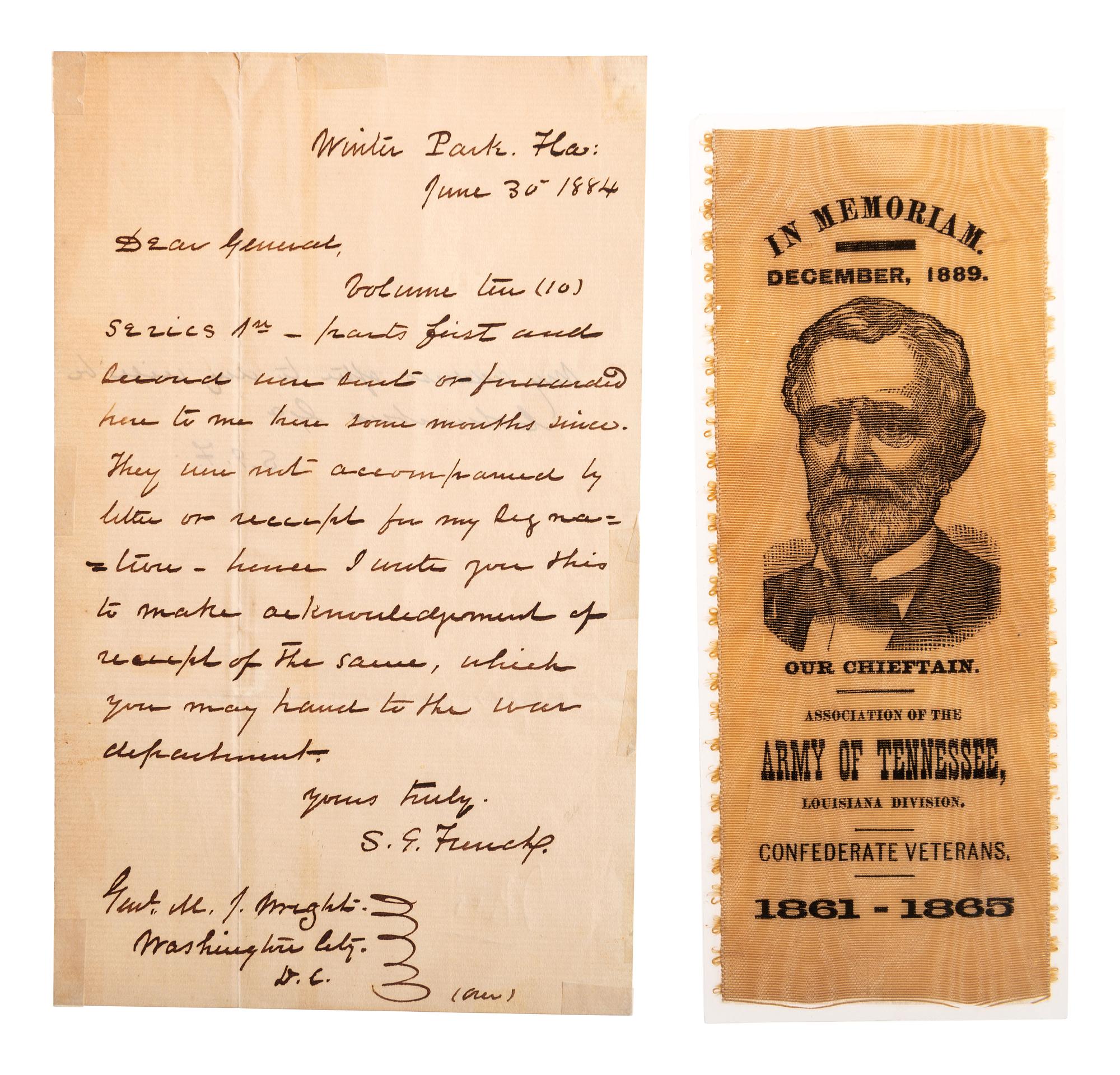 [CIVIL WAR]. A group of 2 items regarding post-war analysis and events.