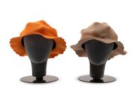 Two Issey Miyake Wool Felt Hats, 1980-90s