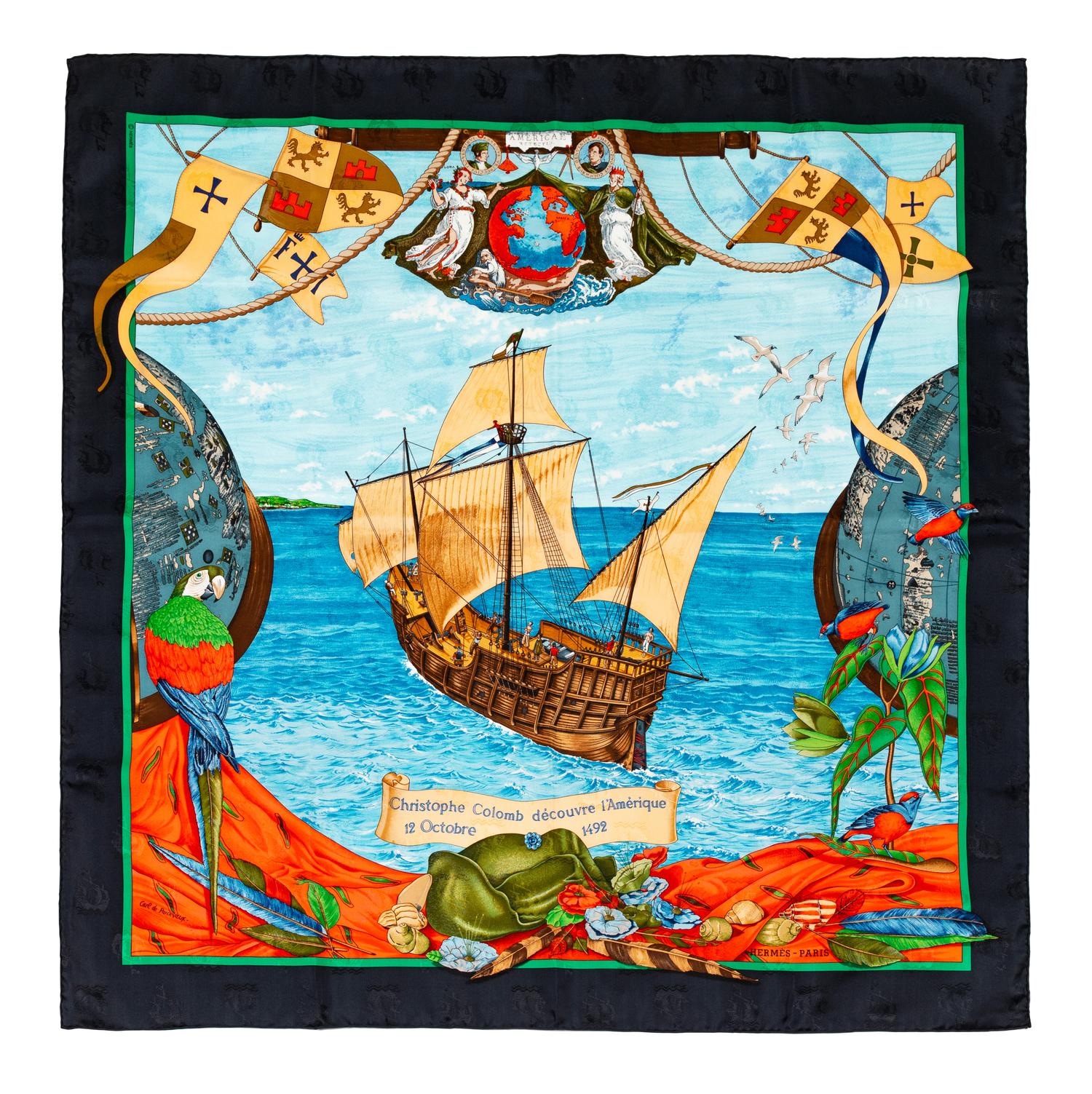 Hermès 90cm Silk Scarf