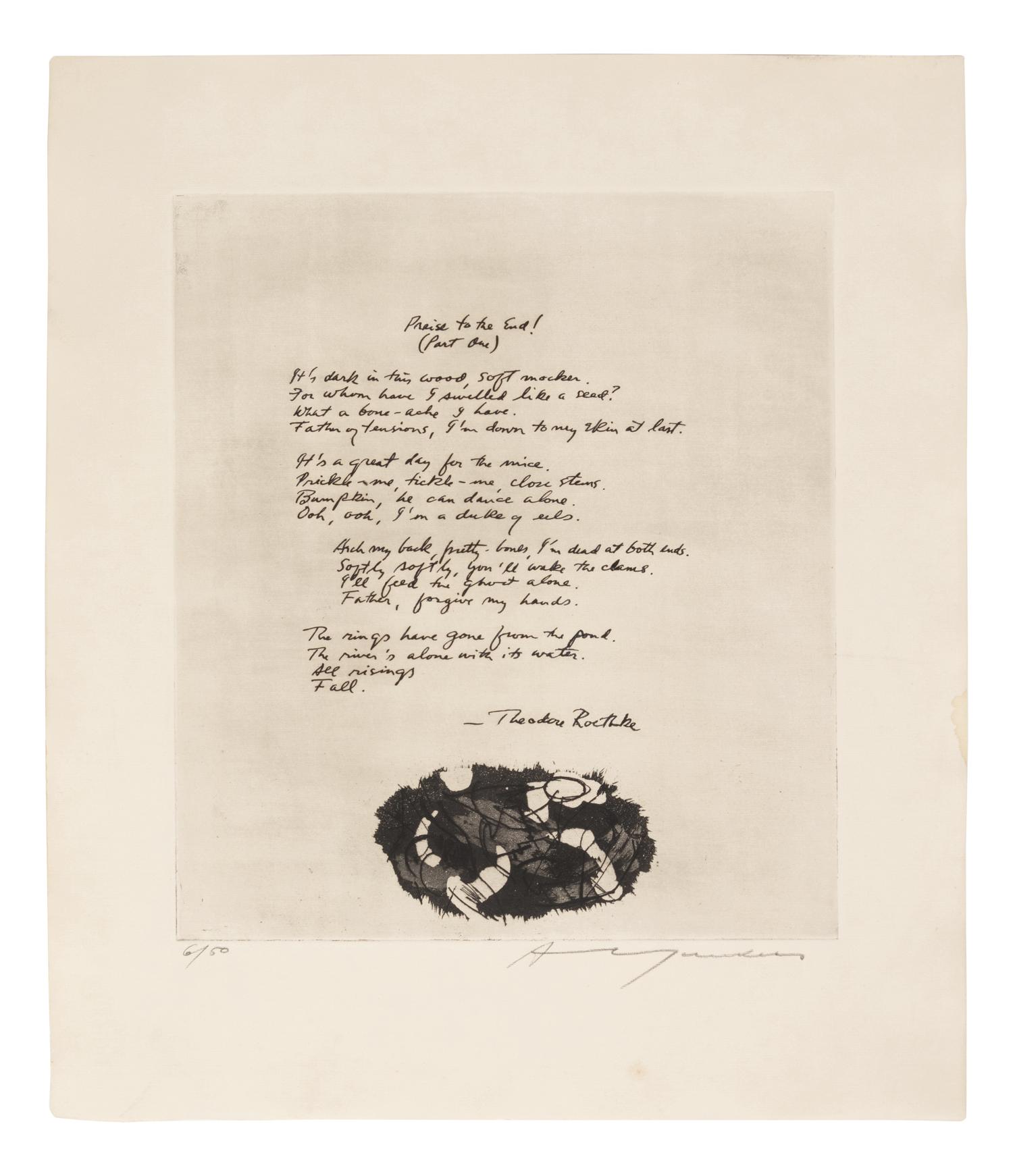 21 Etchings and Poems (complete portfolio of 21)