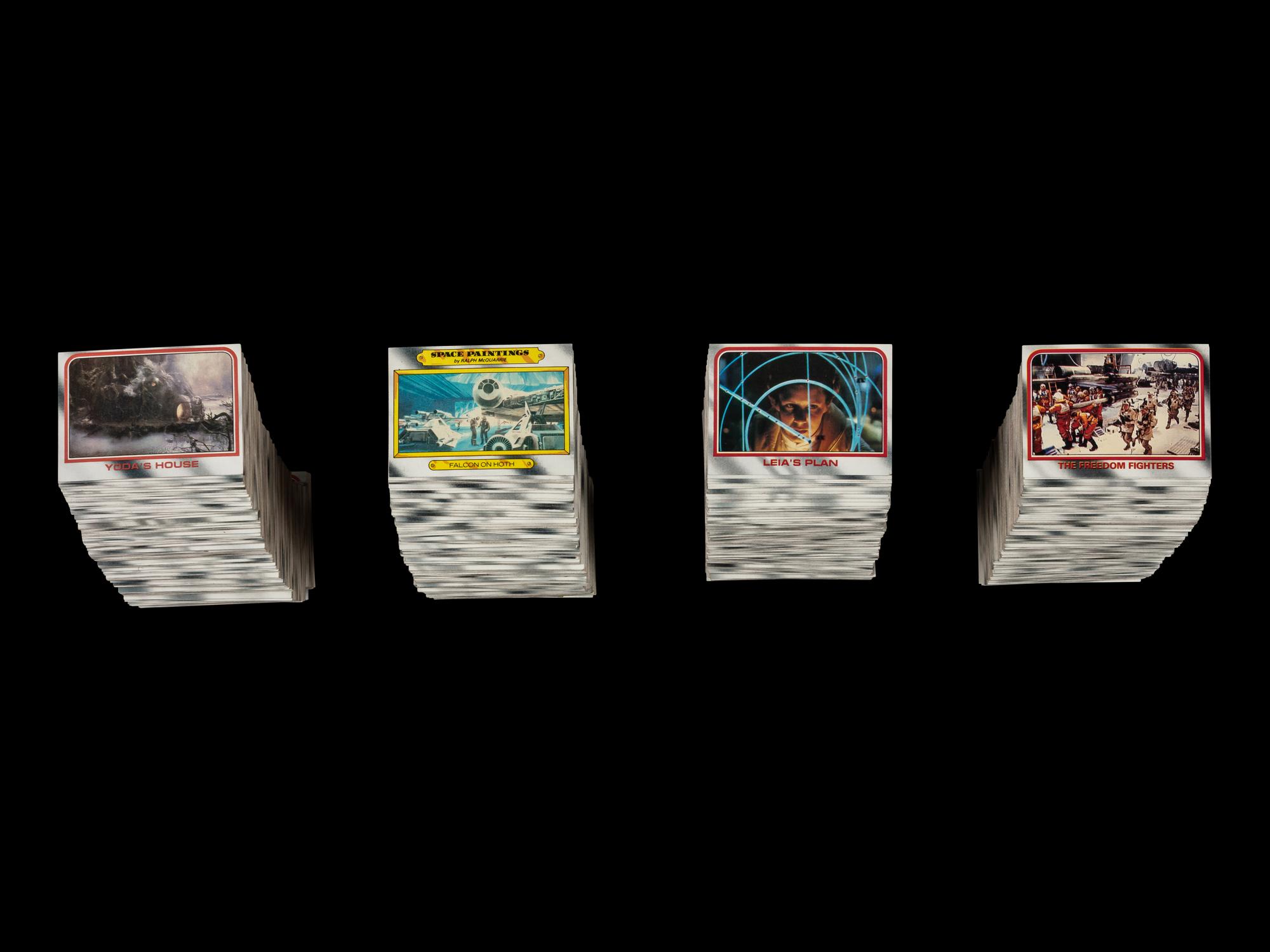 A Collection of Over 1,000 1980 Topps Star Wars The Empire Strikes Back Series One Trading Cards