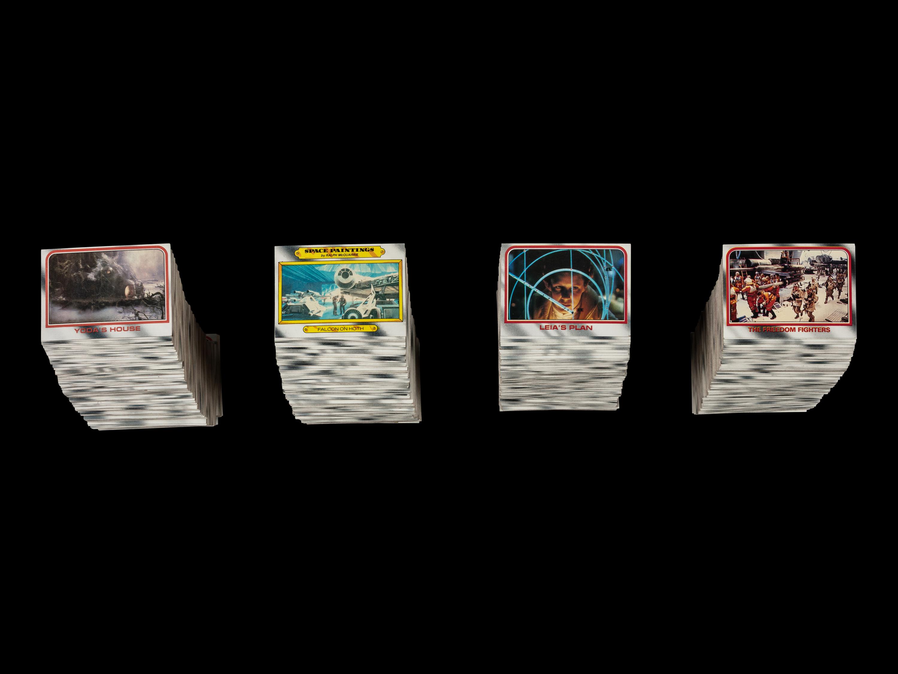 A Collection of Over 1,000 1980 Topps Star Wars The Empire Strikes Back Series One Trading Cards