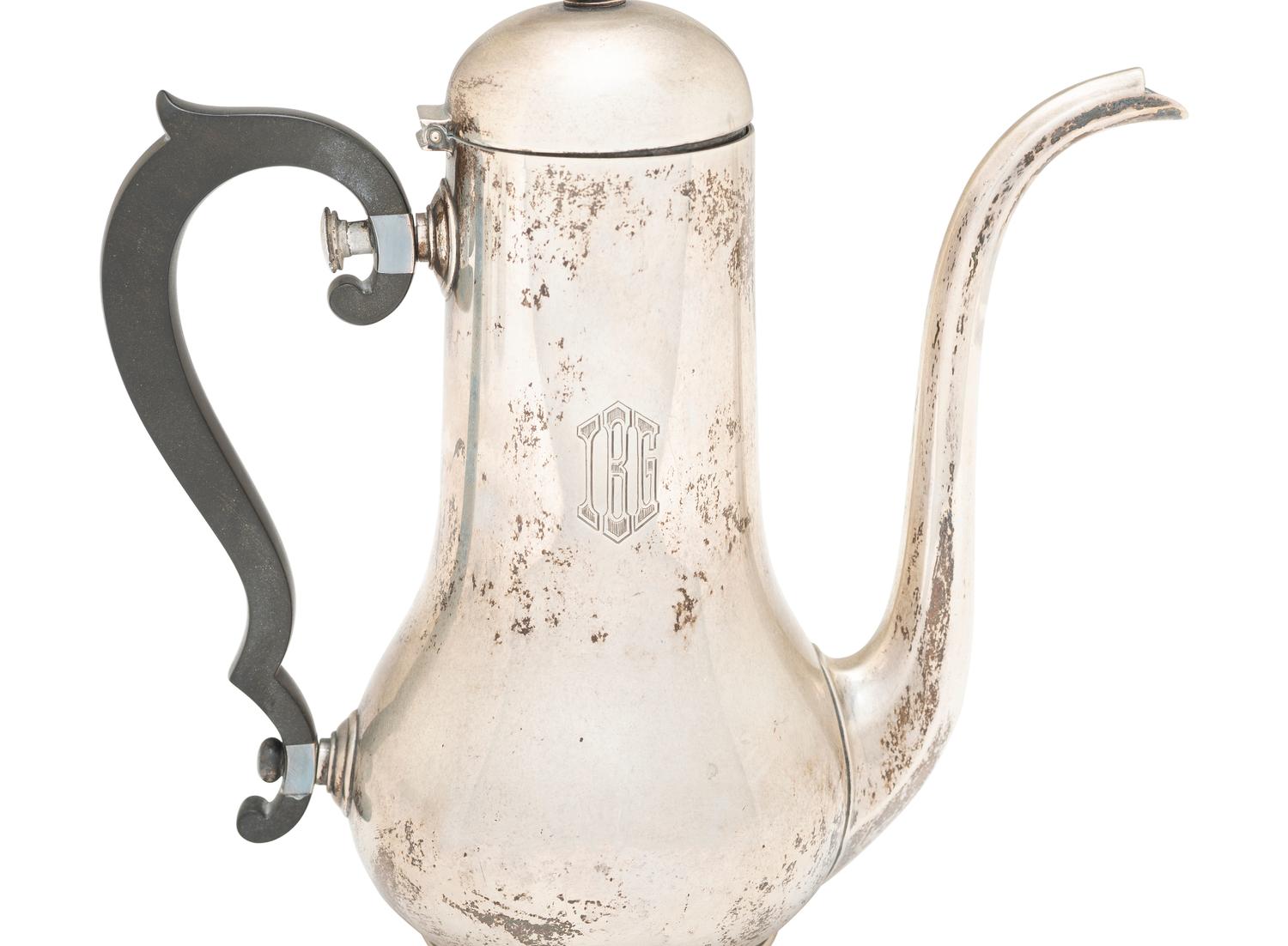 An American Silver Three-Piece Coffee Service