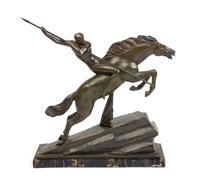 Armand Lemo, (French, 19th/20th Century), Horse and Rider