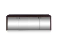 Four-Door Wall Mounted Credenza