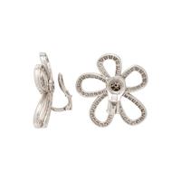 VAN CLEEF & ARPELS, DIAMOND AND WHITE GOLD 'FLOWER LACE' CLIP EARRINGS