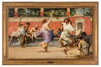 A Roman Feast; together with A Roman Amusement , 1877 (A Pair)