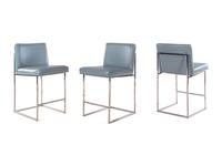 Set of Three Wink Bar Stools Thayer Coggin, USA