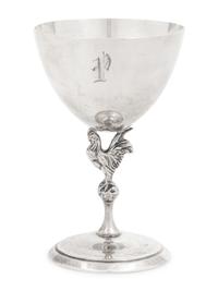A Set of Six American Silver Goblets