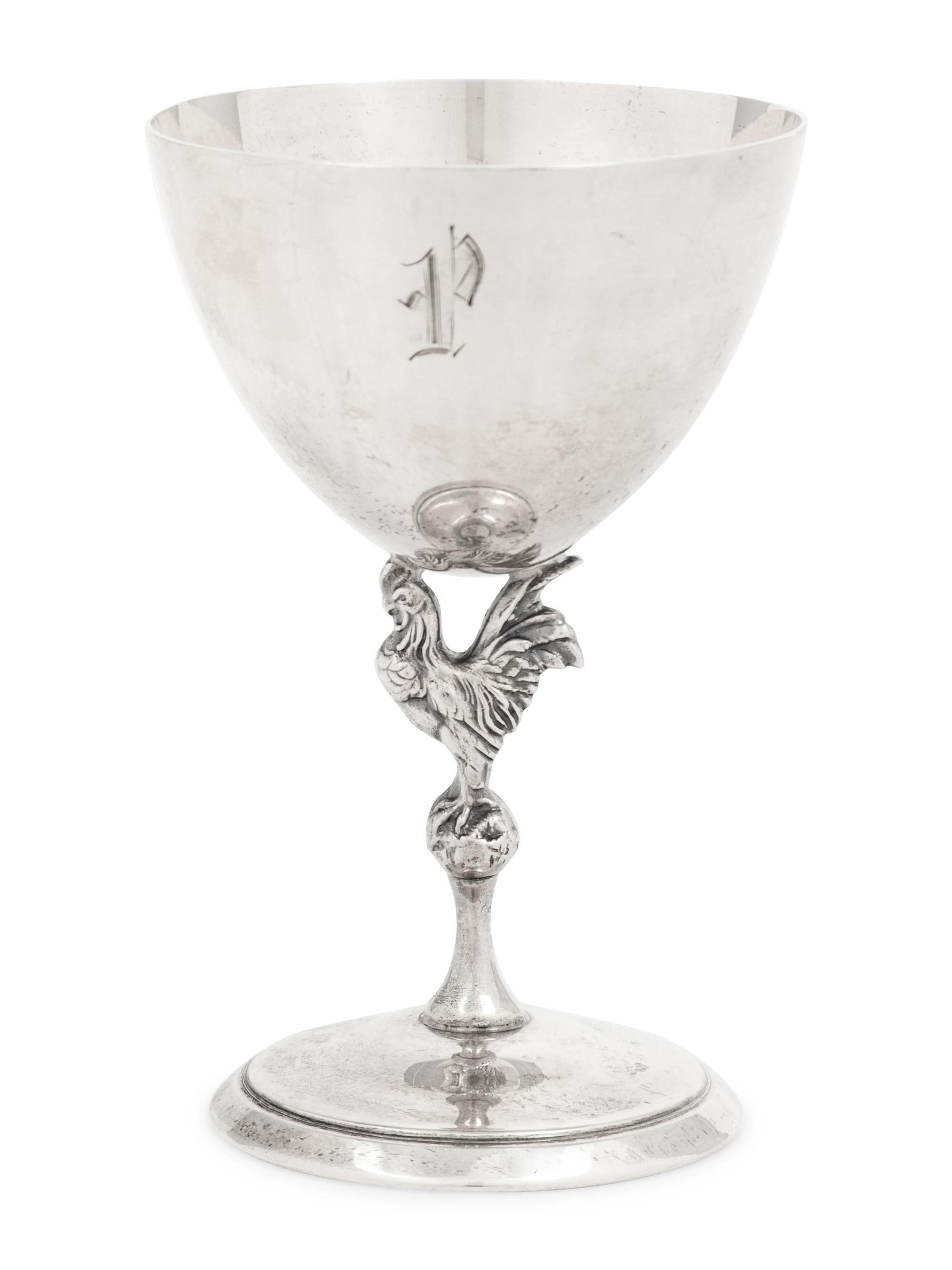 A Set of Six American Silver Goblets