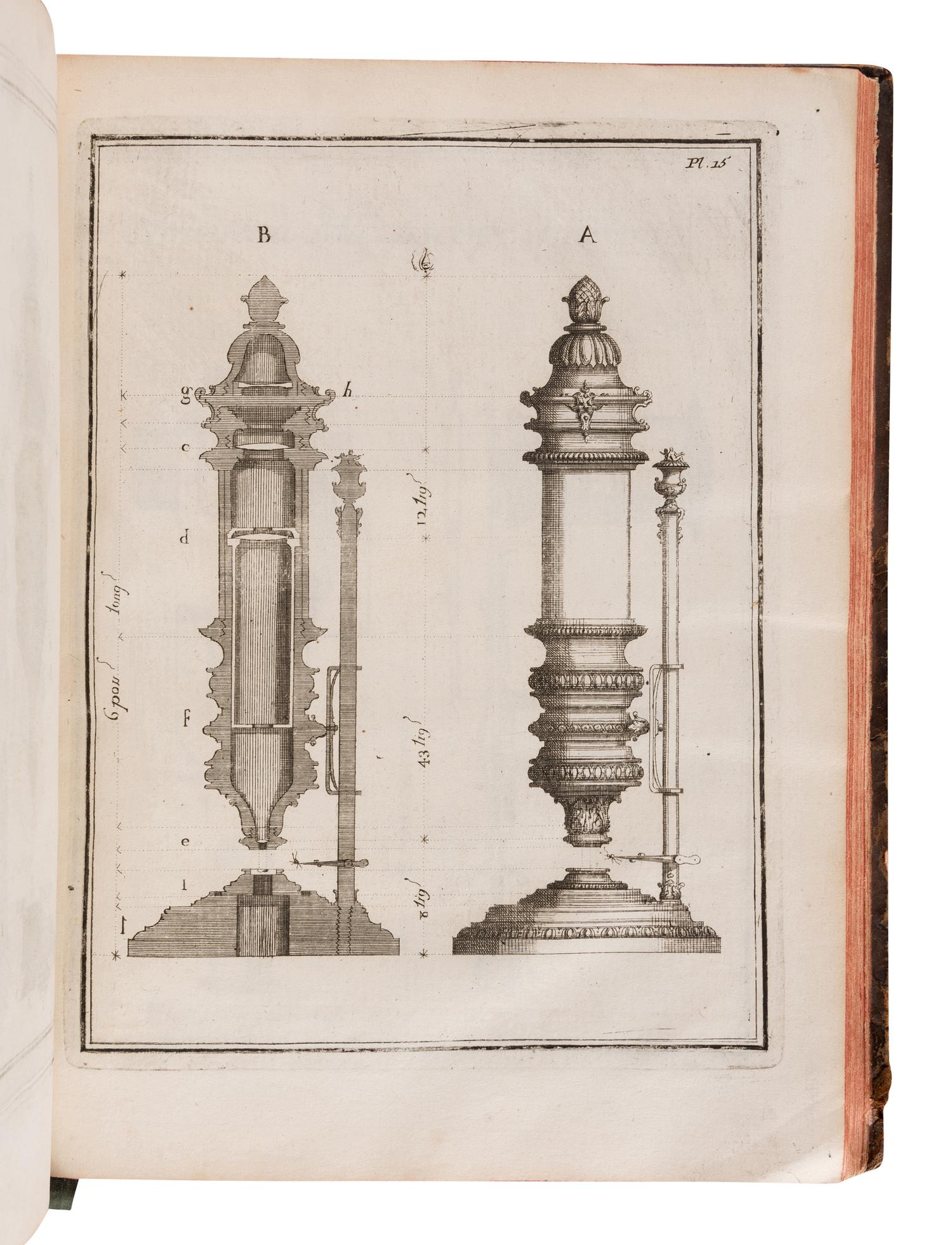JOBLOT, Louis (1645-1723). Descriptions et usages de plusieurs nouveaux microscopes, tant simples que composez, avec des nouvelles observations faites sur une multitude innombrable d'insectes, & d'autres animaux de diverses especes, qui naissent dans les liqueurs preparees, & dans celles qui ne le sont point . Paris: Jacques Collombat, 1718.