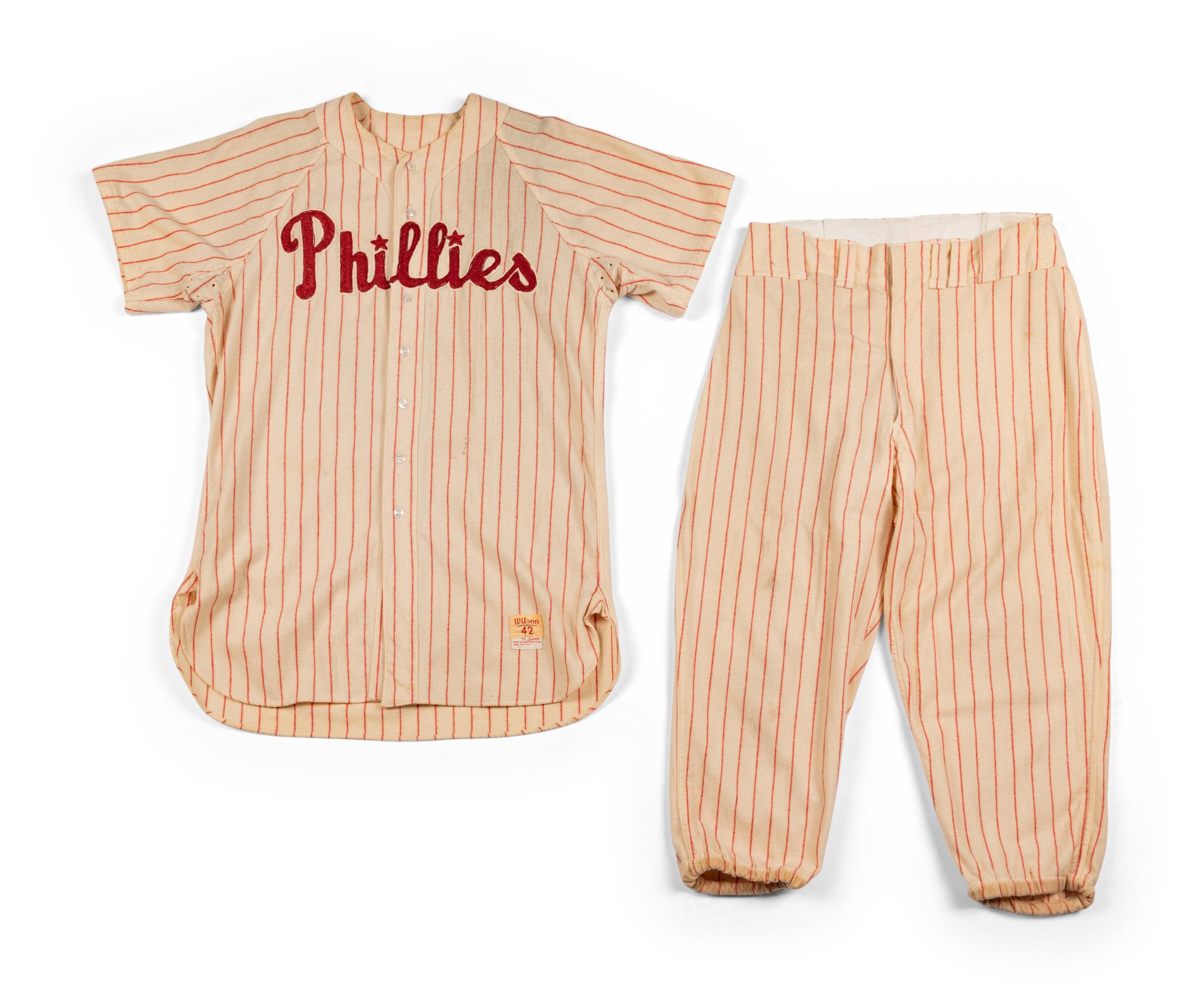 Granny Hamner's Complete Original 1950s Philadelphia Phillies Uniform