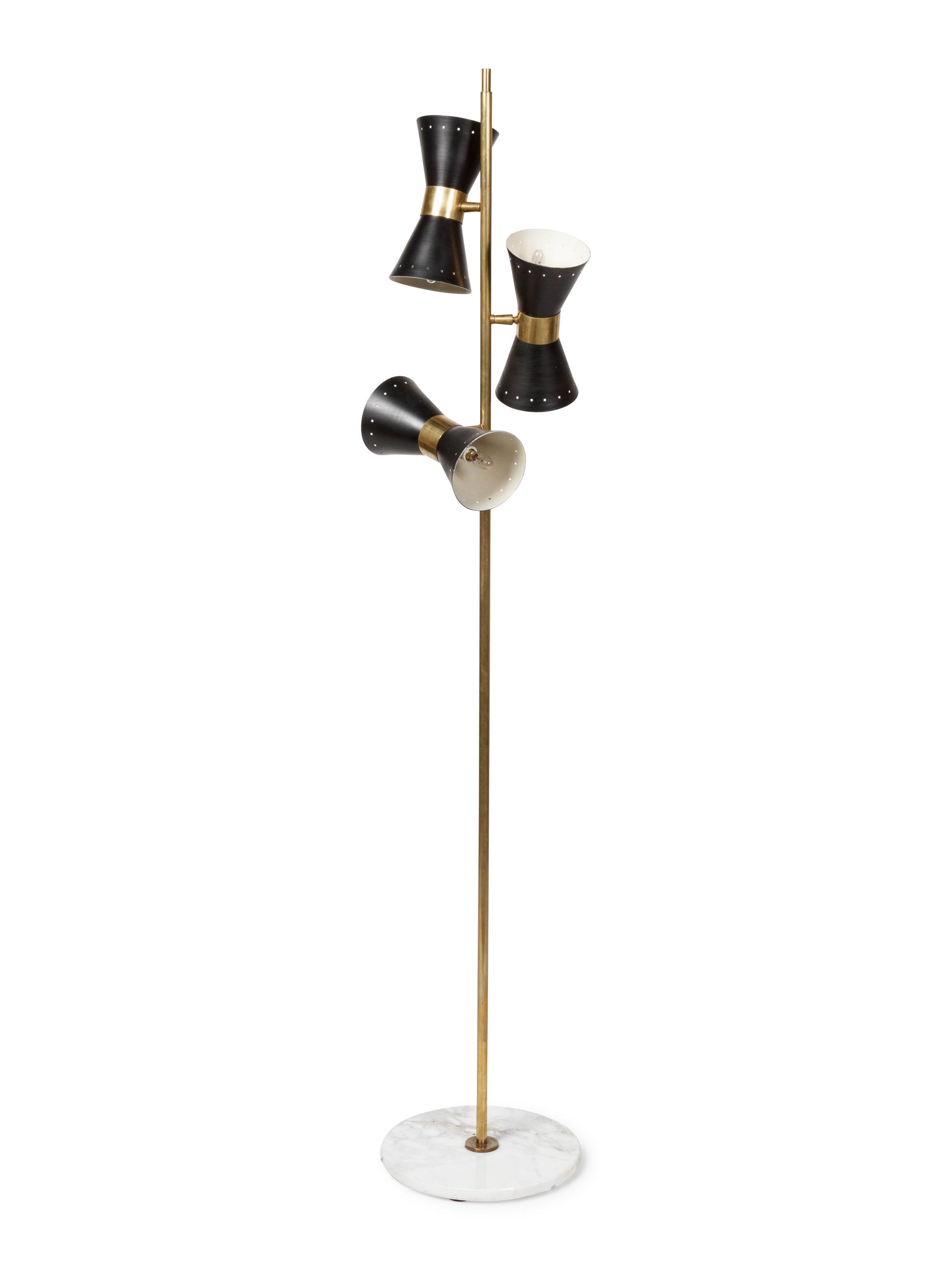 Three Light Floor Lamp