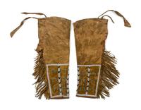 Northern Plains Beaded Hide Leggings