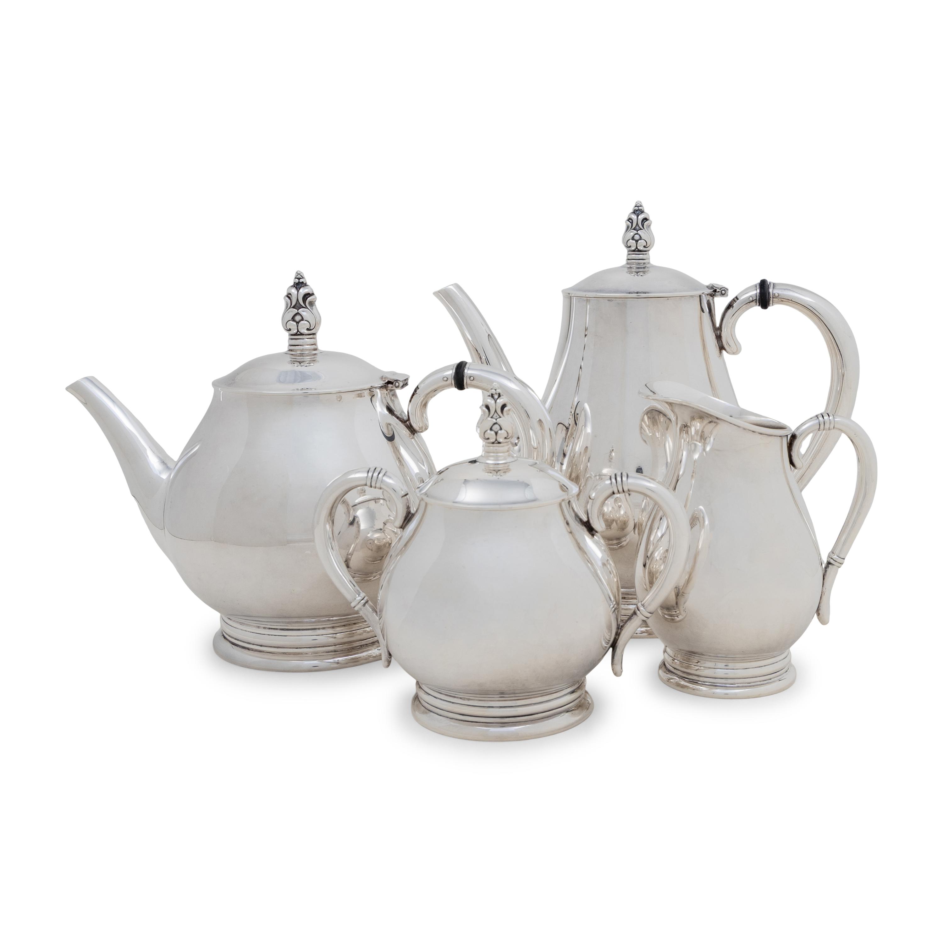 An American Silver Four-Piece Tea and Coffee Service
