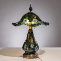 Charles Lotton (American, 1935–2021) — Green Floral Lamp, 2010