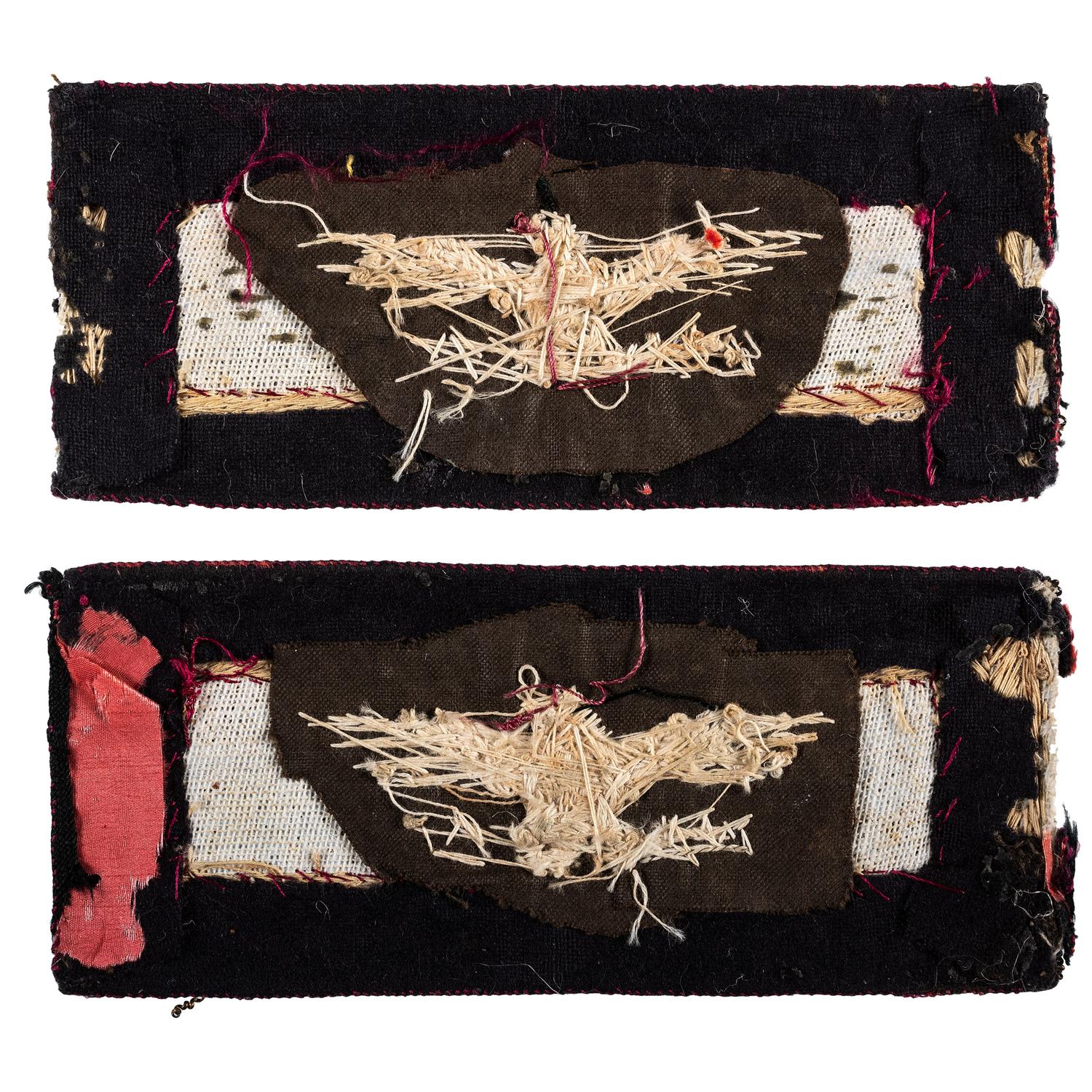 Civil War colonel of artillery shoulder straps.