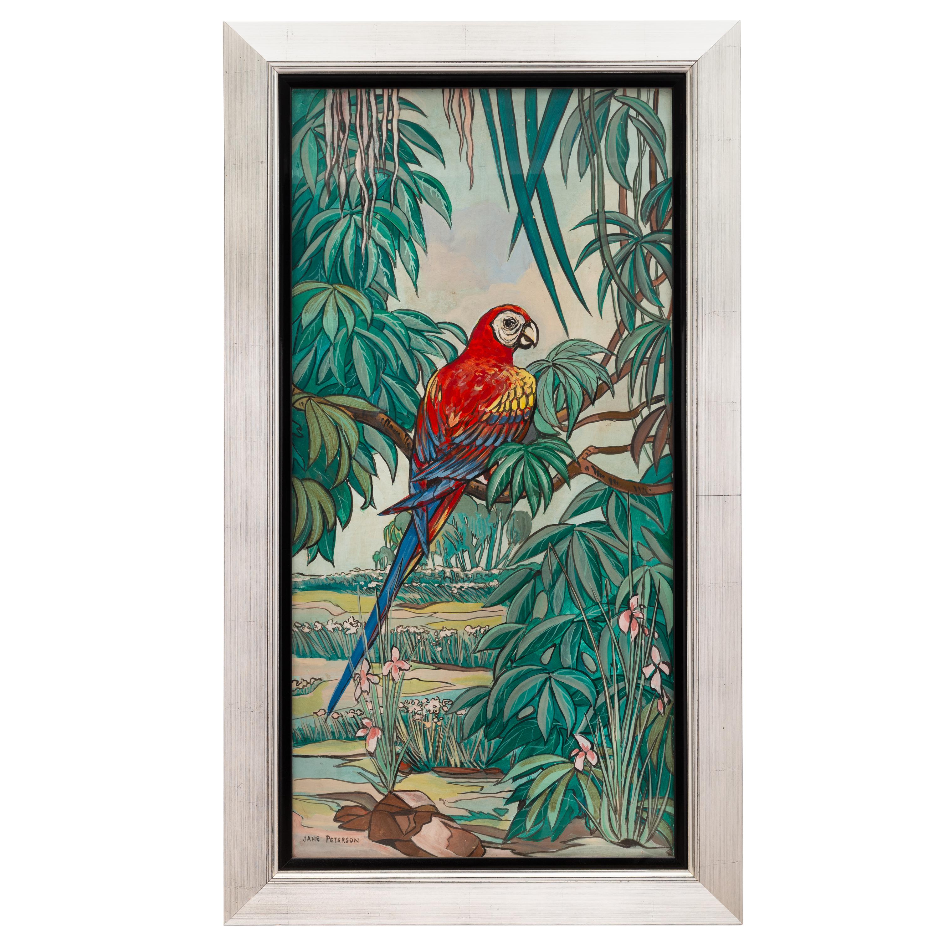 Jane Peterson (American, 1876–1965) — The Scarlet Macaw