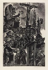 Fritz Eichenberg, (American, 1901-1990), In Praise of Folly, 1972 (portfolio of 10 with text and justification)