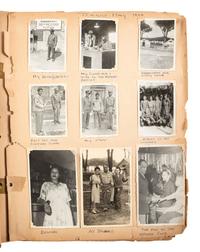 [WORLD WAR II]. Archive identified to African American medical officer Captain Clark McRay Valentine, incl. photographs, documents, insignia, and related ephemera.