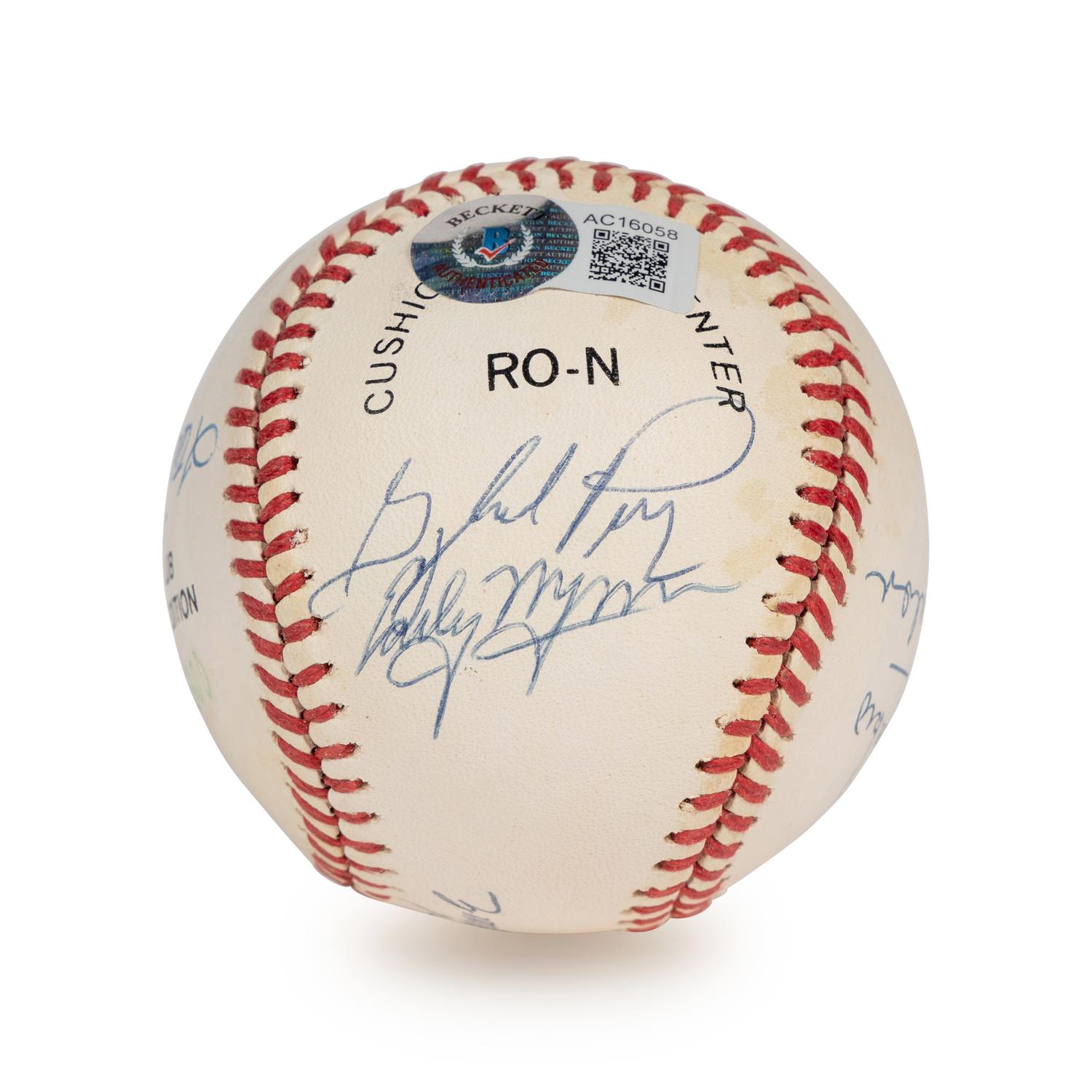 A 300 Win Club Signed Autograph Limited Edition Baseball - Eight Signatures (Beckett Authentication Services Letter),