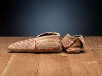 Seneca Quilled Hide Moccasins