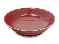 A Copper Red Glazed Porcelain Dish
