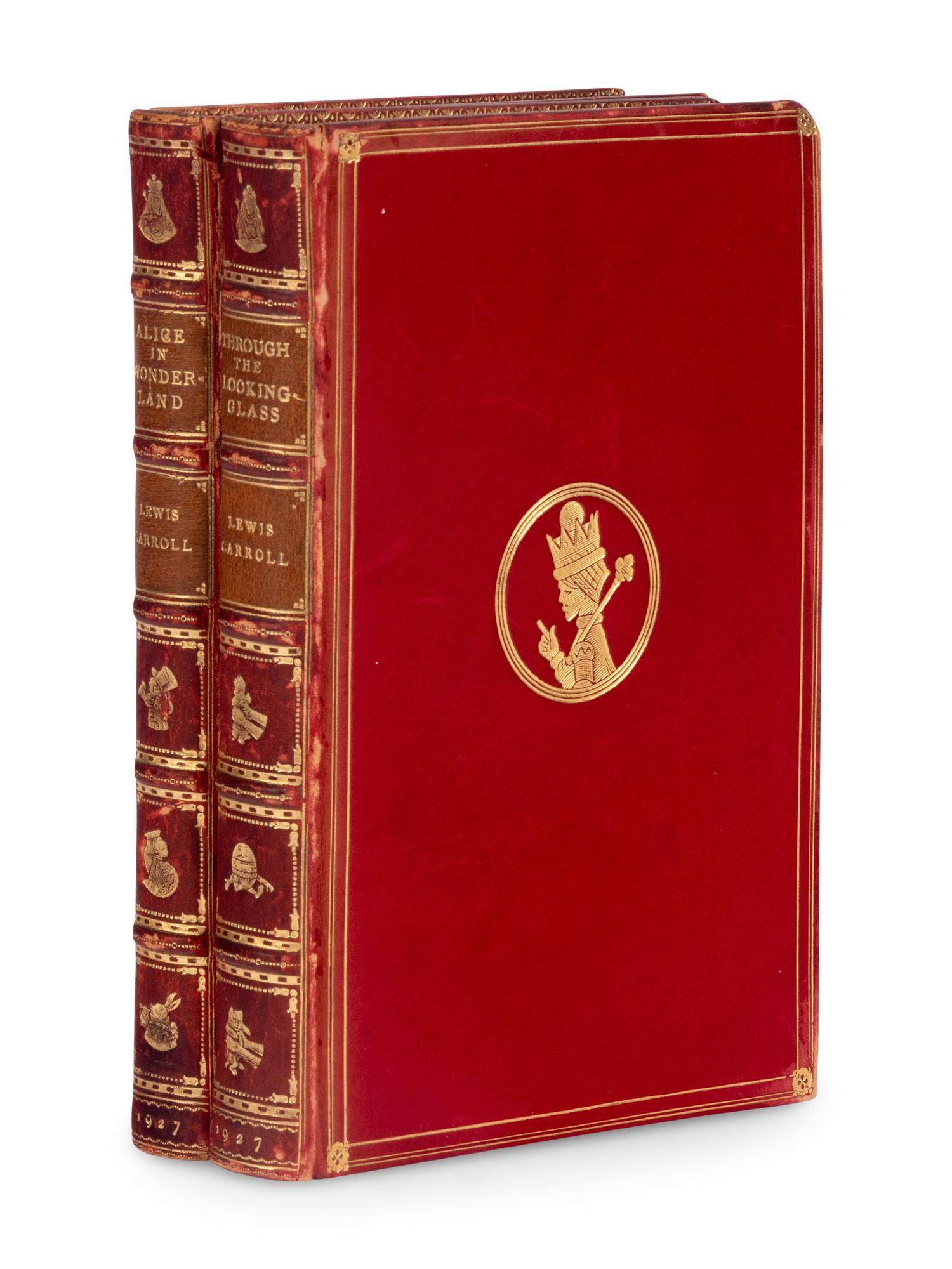 DODGSON, Charles Lutwidge (“Lewis Carroll”) (1832-1898). Alice’s Adventures in Wonderland . [And:] Through the Looking-Glass, and What Alice Found There . London: Macmillan and Co., 1927.