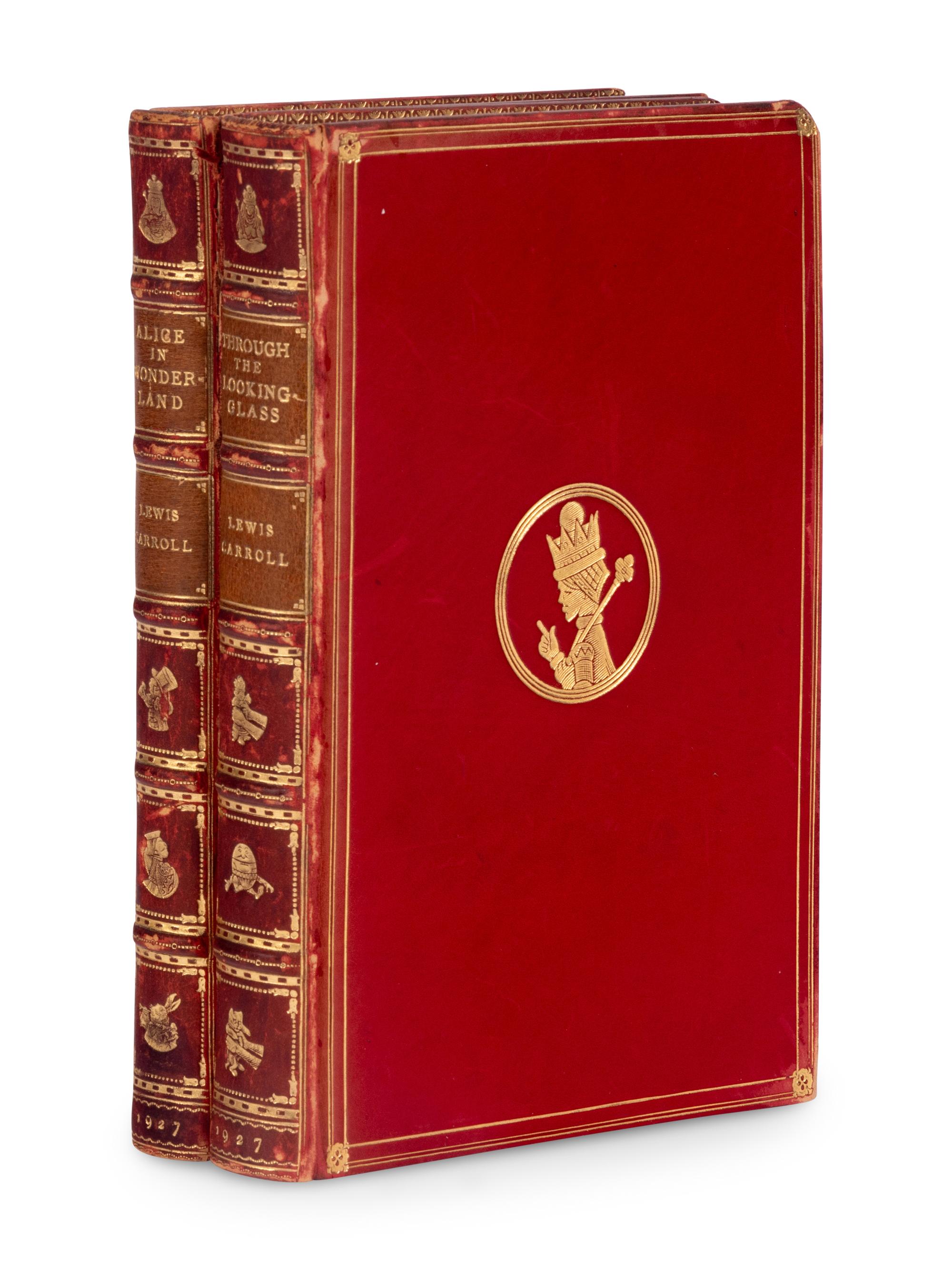 DODGSON, Charles Lutwidge (“Lewis Carroll”) (1832-1898). Alice’s Adventures in Wonderland . [And:] Through the Looking-Glass, and What Alice Found There . London: Macmillan and Co., 1927.