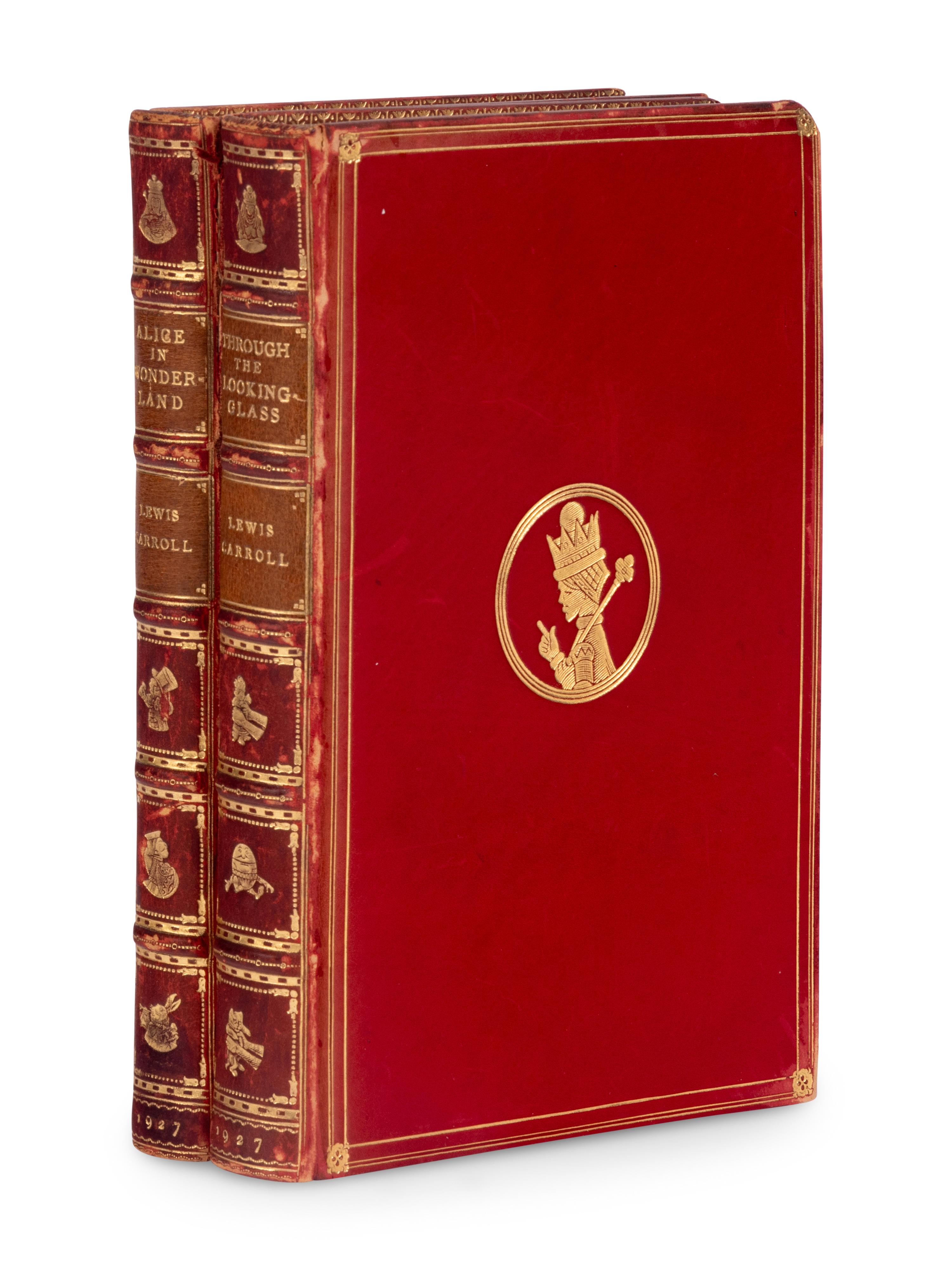 DODGSON, Charles Lutwidge (“Lewis Carroll”) (1832-1898). Alice’s Adventures in Wonderland . [And:] Through the Looking-Glass, and What Alice Found There . London: Macmillan and Co., 1927.