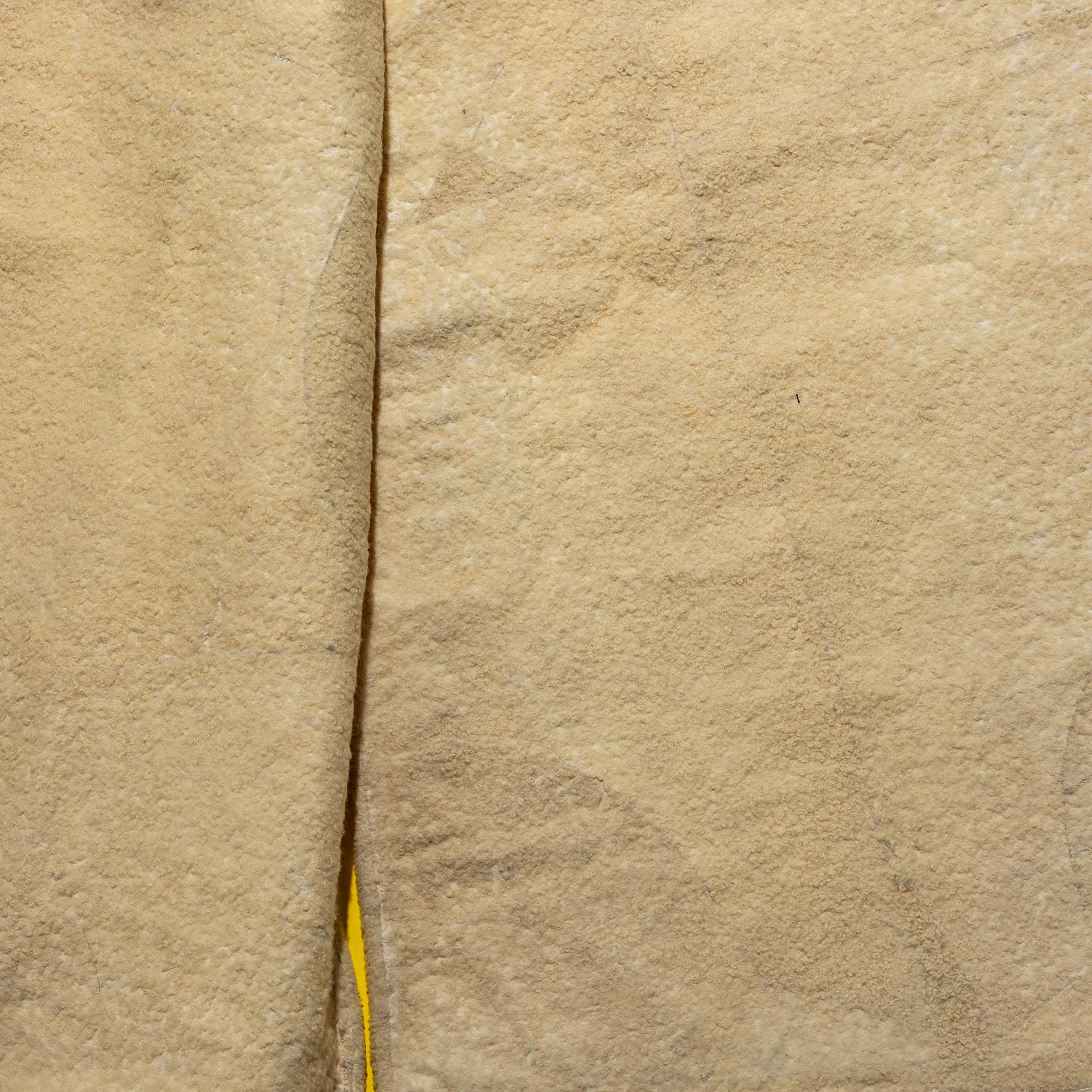 A Chinese Dark Blue Silk Fur Lined Official's Robe, Bufu , Late Qing Dynasty — 清晚期 石青地四品武官冬補服