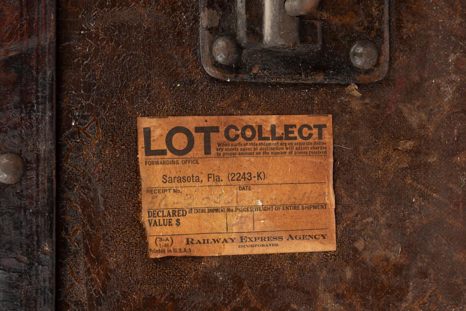 Bertha Palmer's Louis Vuitton Trunk, Late 19th Century