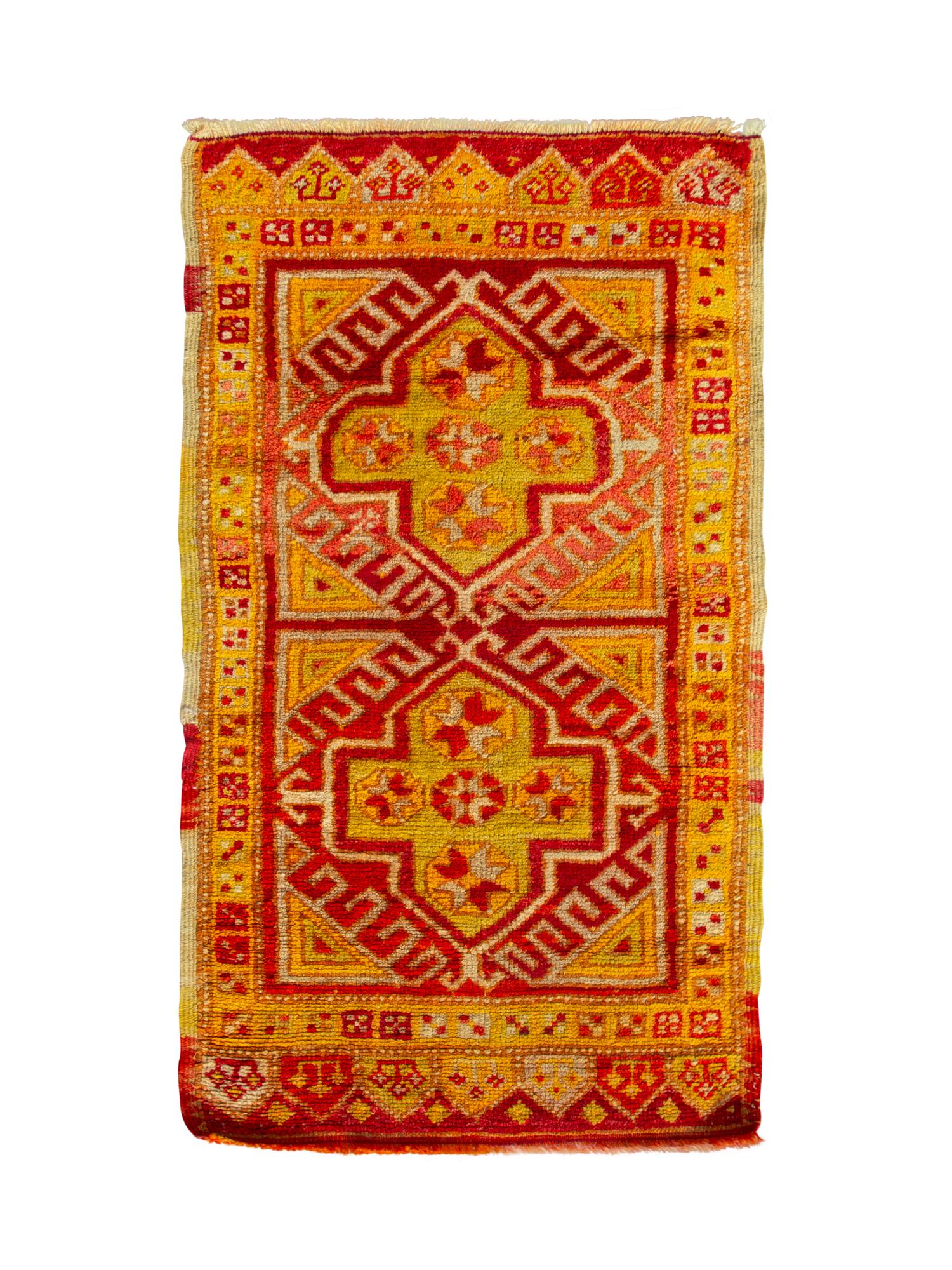 Two Caucasian Wool Rugs — 20TH CENTURY