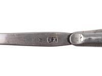 Eight American and Continental Silver and Silverplate Wood-Handled Serving Utensils