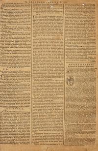 [American Revolution] An Article on the Publication of Stephen Hopkins's Influential Pamphlet Against the Stamp Act