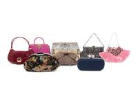 Eight Designer Handbags and Clutches: Five Judith Leiber, One Marchesa, Two Badgley Mischka