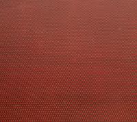 A Red-Painted Grasscloth Low Table