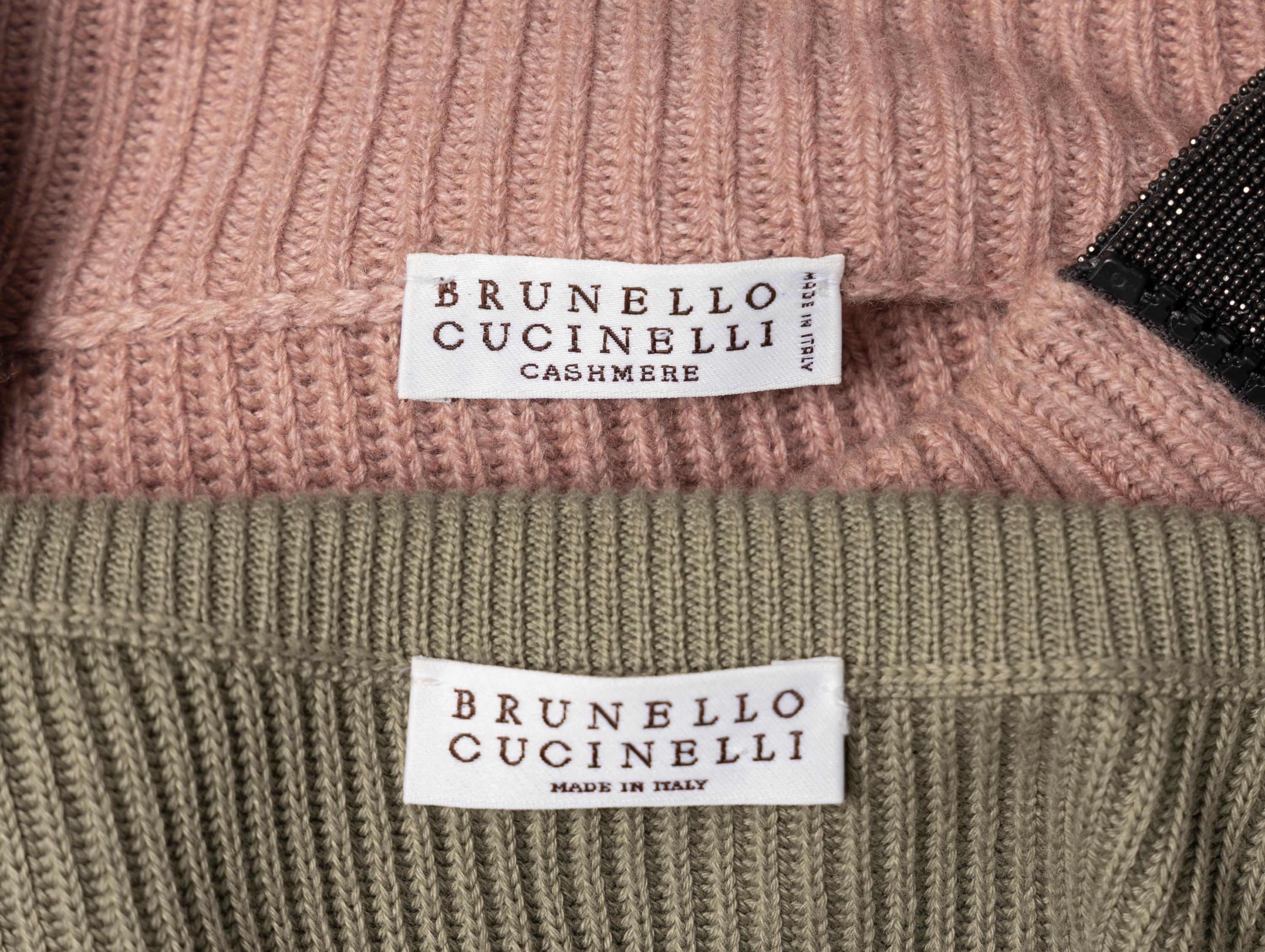 Brunello Cucinelli, Three Knit Tops