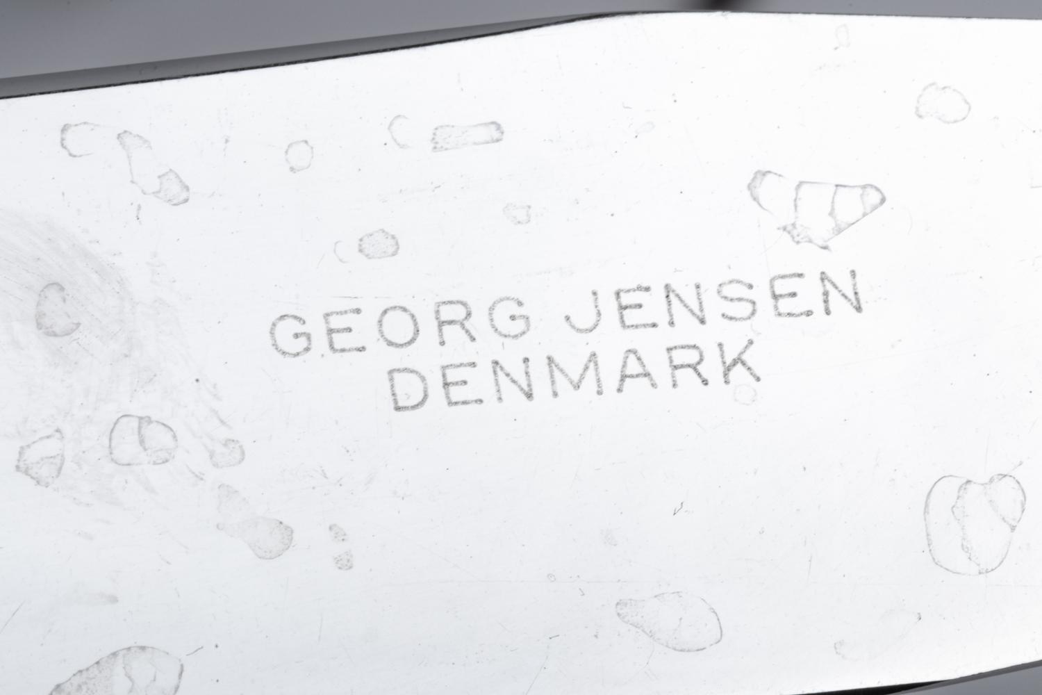 A George Jensen Acorn Silver Flatware Service