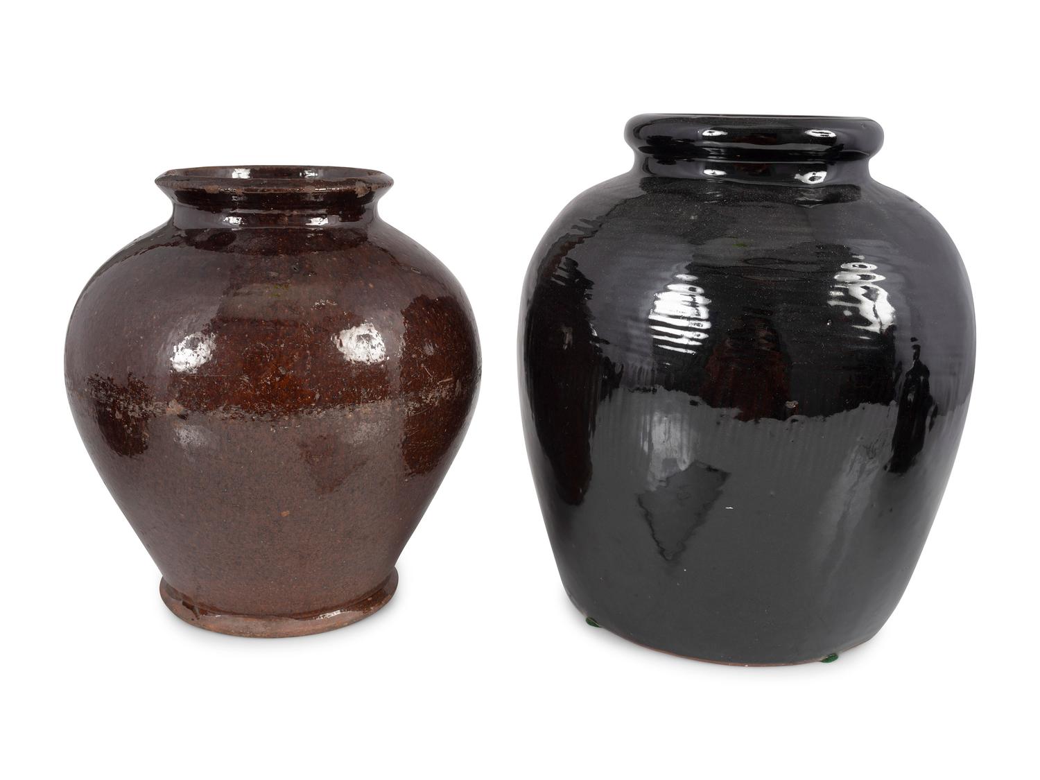 Five Redware Vessels