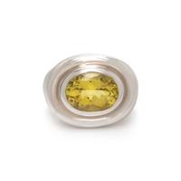 TIFFANY & CO., PALOMA PICASSO, WHITE GOLD AND YELLOW TOURMALINE RING