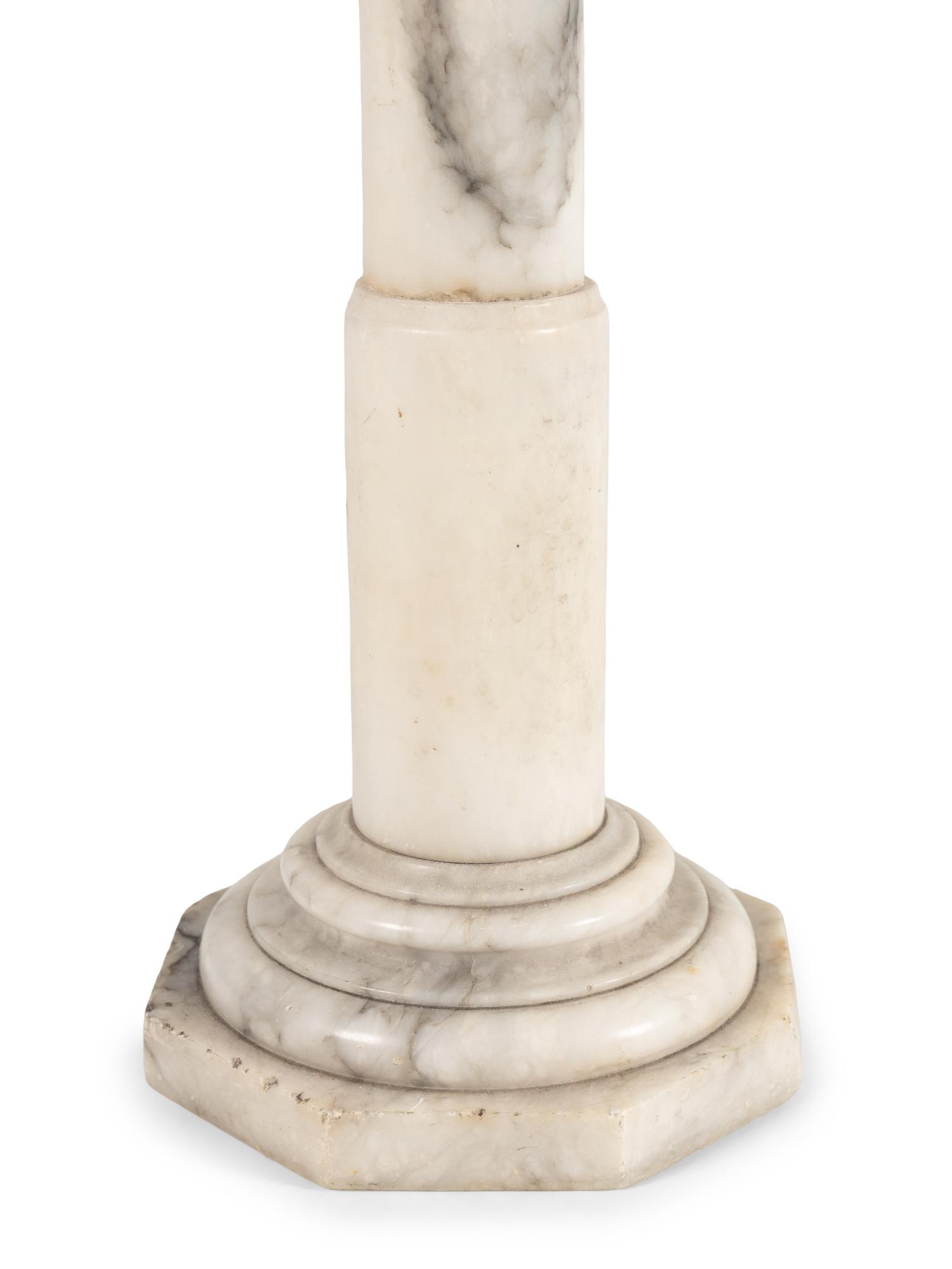 A Continental Marble Pedestal