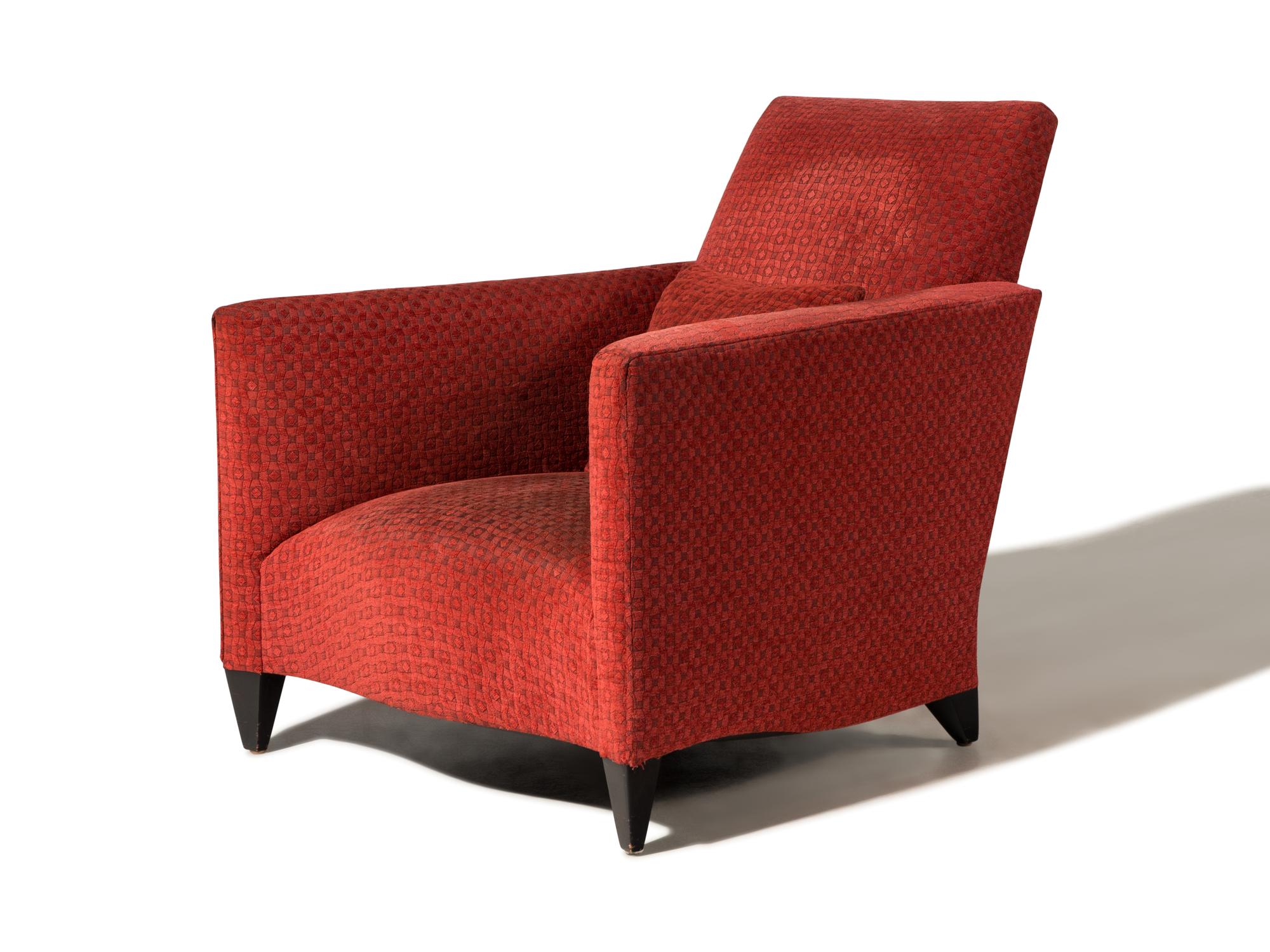 Pair of Armchairs and an ottoman
