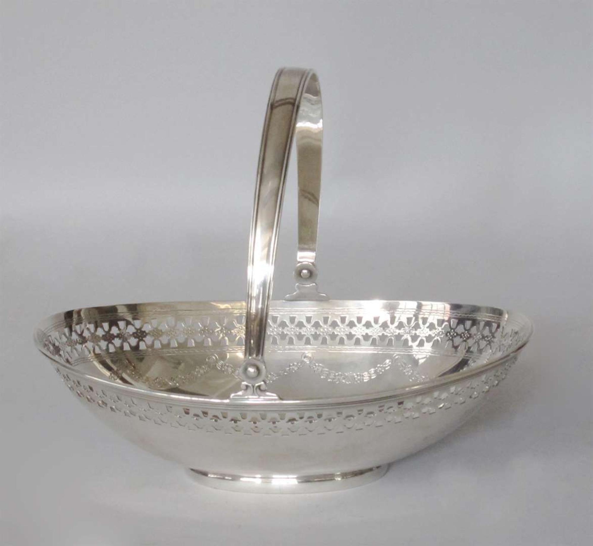 Sterling silver basket tiffany & co., new york, ny, 20th century