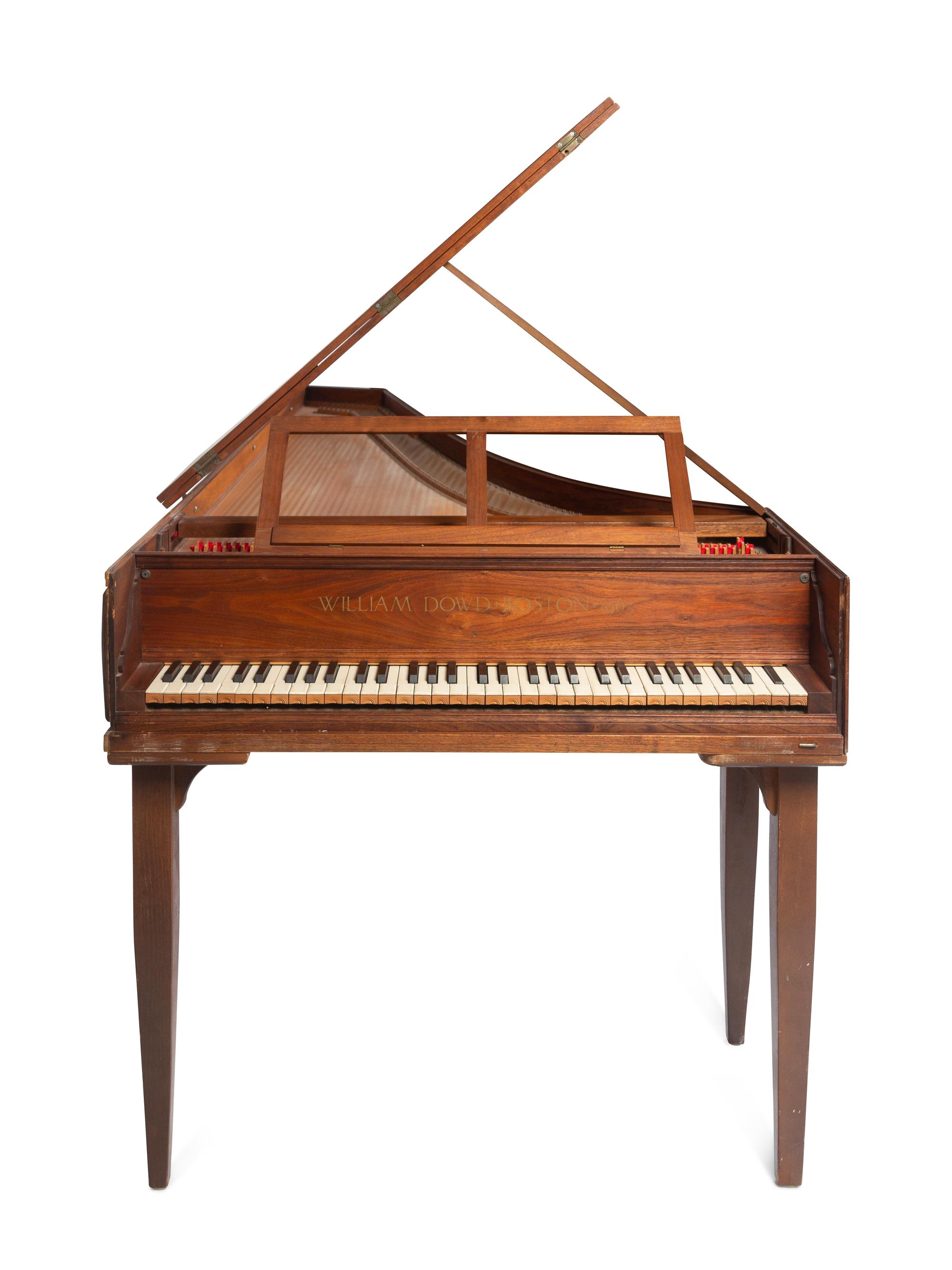 A William Dowd Walnut Harpsichord