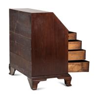 A Chippendale Plum-Pudding Mahogany Slant Front Desk