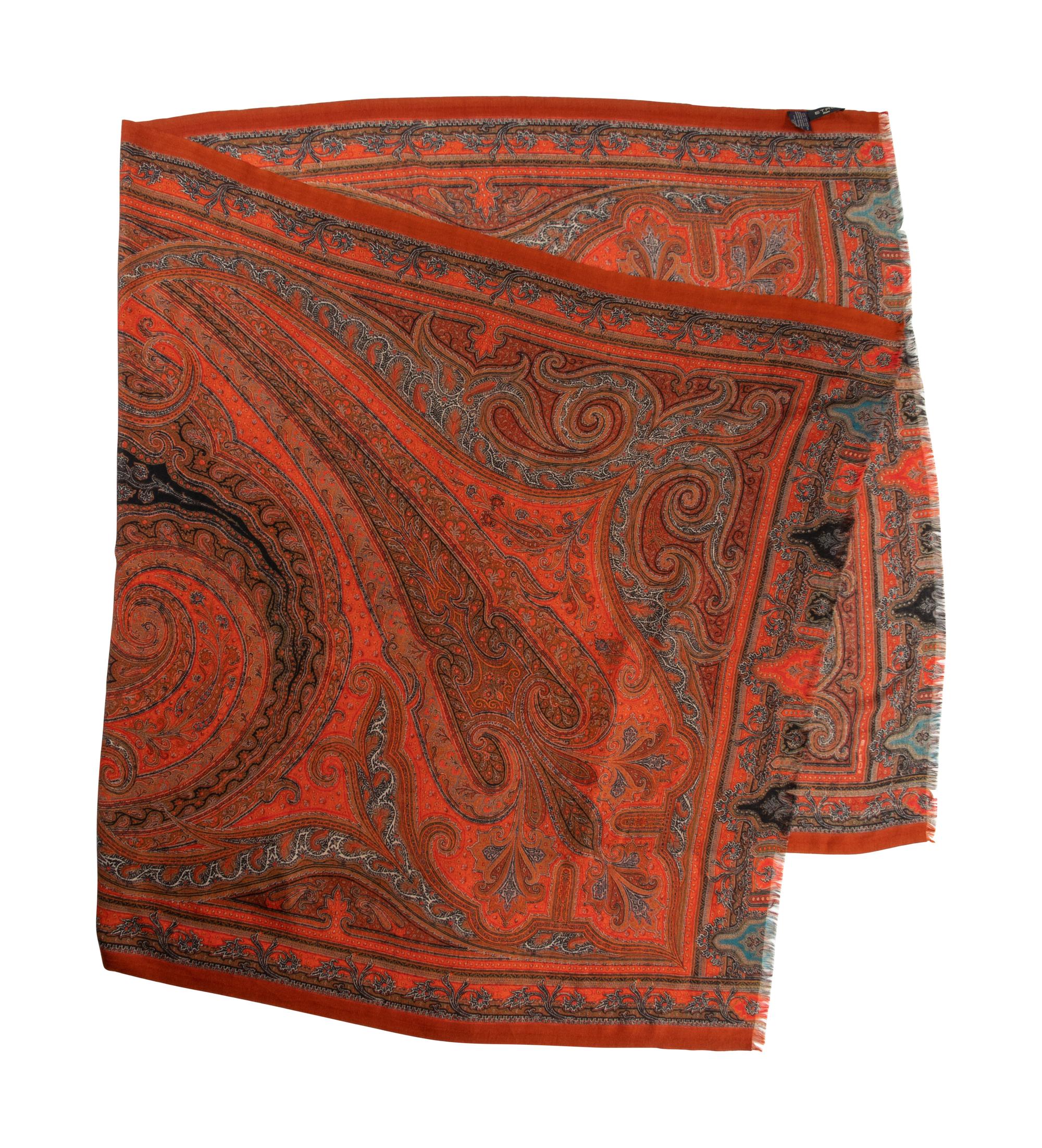 Three Designer Scarves: One Dries Van Noten, Two Etro
