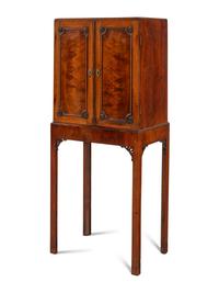 A George III Mahogany Chest on Stand